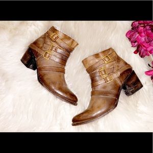 FREEBIRD Savor Tan Ankle Bootie